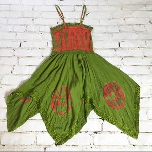 Tie dye hippie fairy dress